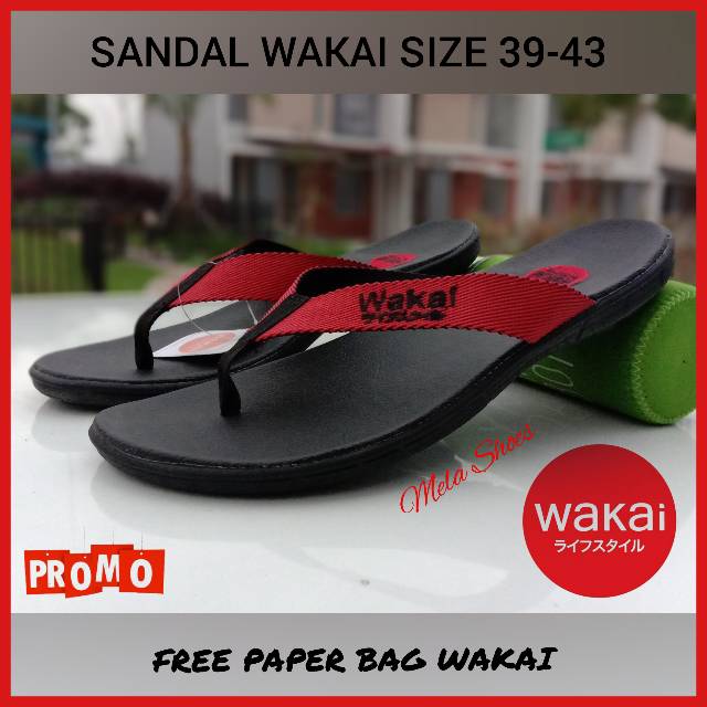 SANDAL WAKAI PRIA DAN WANITA / SANDAL JEPIT DISTRO / SANDAL COUPLE COWOK CEWEK PROMO / SENDAL MURAH