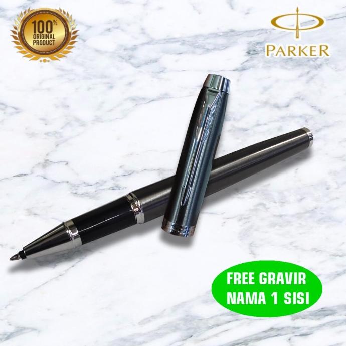

PARKER IM NEW DARK ESPRESSO CHROME TRIM ROLLERBALL ---Terbaru---
