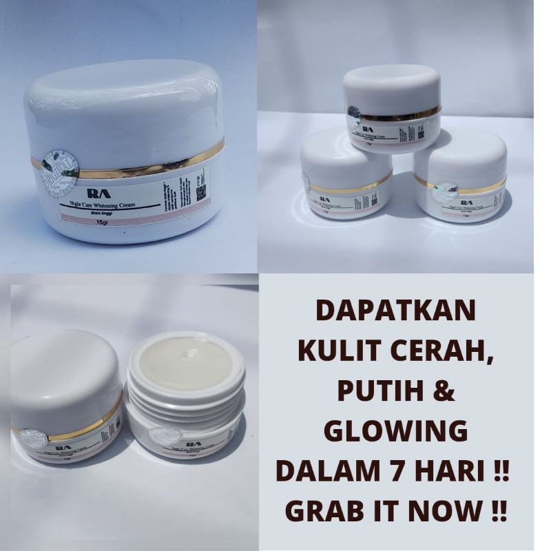 Krim Malam Night Cream Import Dosis Tinggi Pemutih Wajah Tercepat Dalam 7hari Shopee Indonesia