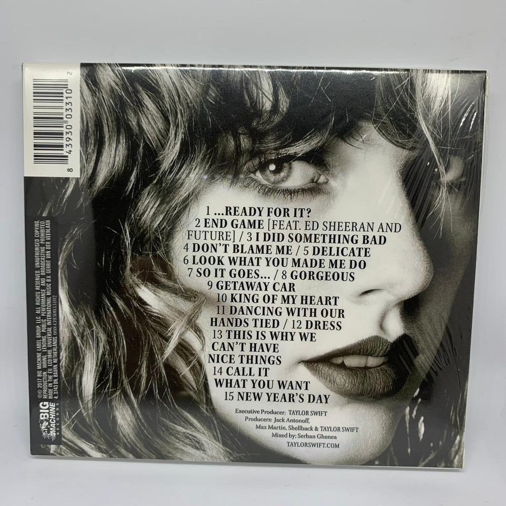 CD Taylor Swift Album Reputation ORIGINAL Album