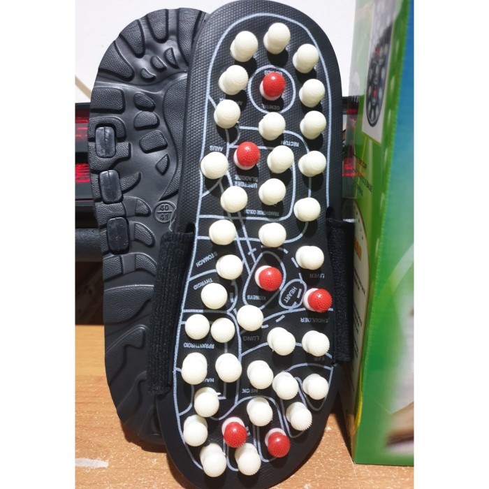 Alat Terapi Sandal Refleksi Akupuntur - Alat Terapi kesehatan Sendal Reflexy - no dus M(D0R5) Alat P