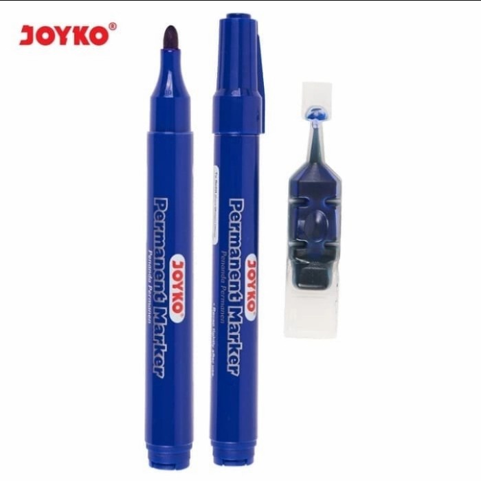 

Spidol Permanen Biru JOYKO Bonus Refill -Permanent Marker PM-34RF