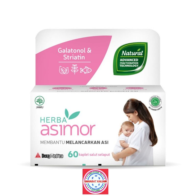 HERBA ASIMOR PELANCAR ASI 30 CAPSUL DAN 60 CAPSUL