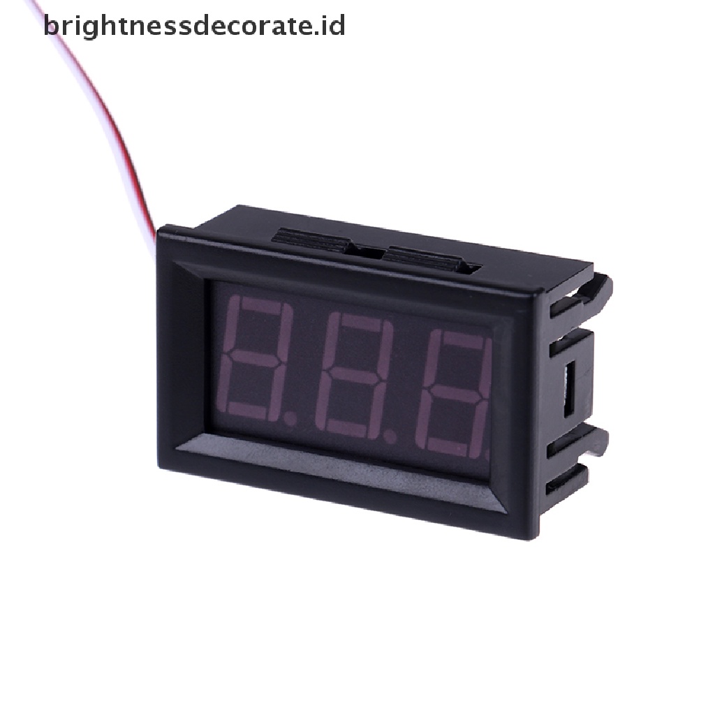 [birth] DC 0-30V 3 wire LED digital display panel volt meter voltage voltmeter car motor [ID]