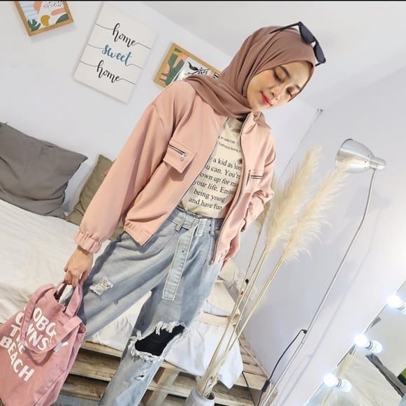 Vioren Jaket - Jaket Oversize Wanita Terbaru