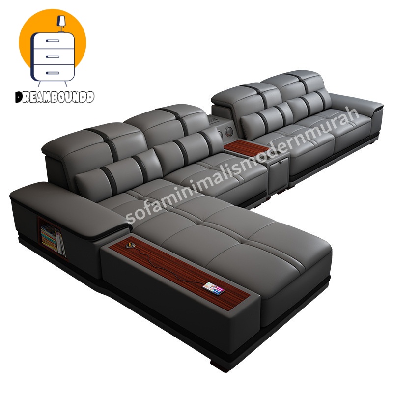 Sofa Minimalis Terbaru - Sofa L Sudut - Sofa Ruang Tamu - Sofa Kulit