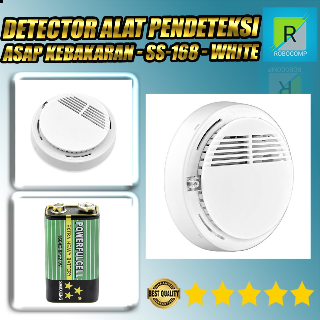 Smoke Detector Alat Pendeteksi Asap Kebakaran SS-168