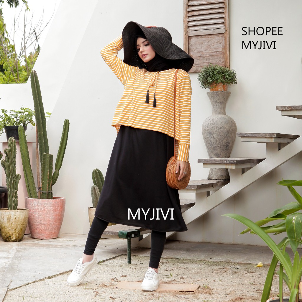 FELISHA MIDI DRESS EDISI STRIPE BY MYJIVI