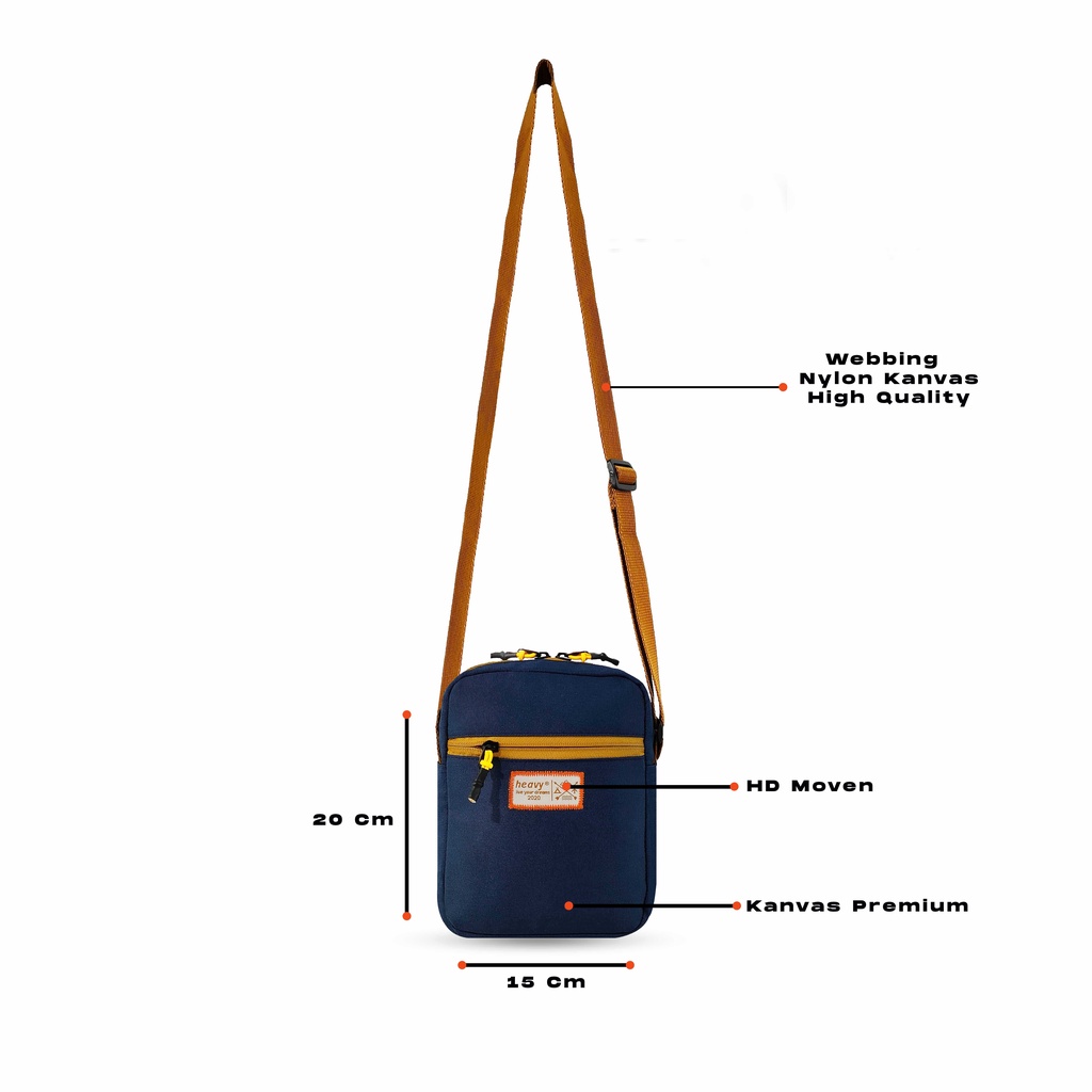 Sling bag mini heavy original , tas selempang , tas pria pouch bag, tas distro