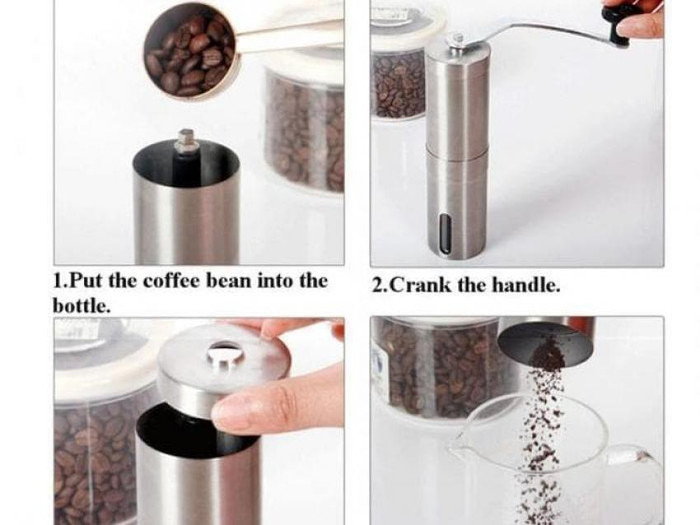 Gilingan Kopi Manual Ceramic Manual Mirip Handy Coffee Grinder