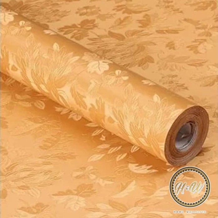 CEV - Home Wallpaper Sticker Dinding Gold Sakura - 45cm x 10 m