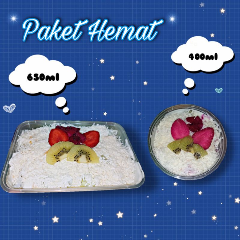 

PAKET HEMAT R.A Salad 650ml + 400ml