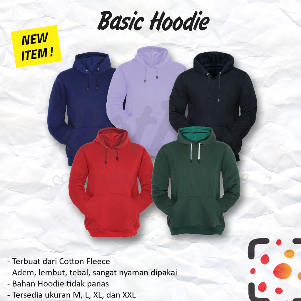 PREMIUM BASIC HOODIE POLOS / SWEATER POLOS / JAKET POLOS BY DOTBOX