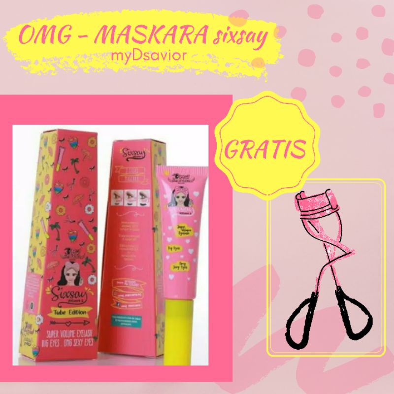 OMG MASKARA SIXSAY FREE PENJEPIT BULU MATA