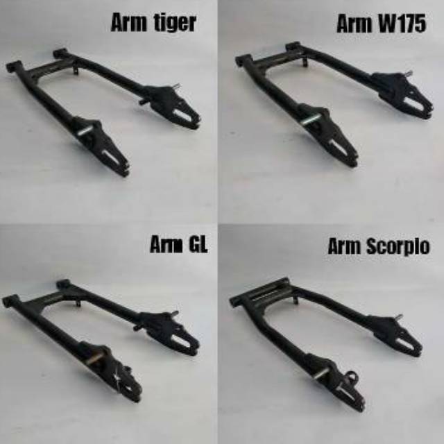 Arm custom bulat pnp GL TIGER MEGAPRO SCORPIO