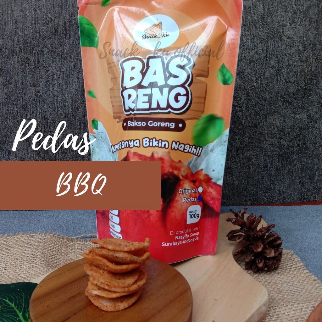 

BASRENG PEDAS BBQ - Bakso Goreng Pedas BBQ / Cemilan KRUPUK /KRIPIK SURABAYA