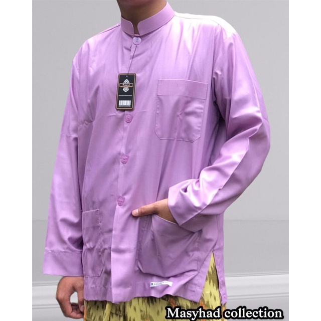 Baju Koko Al Masyhad Collection Original Model Yamani Bahan Toyobo / Koko Kerah Yamani / Koko Habib