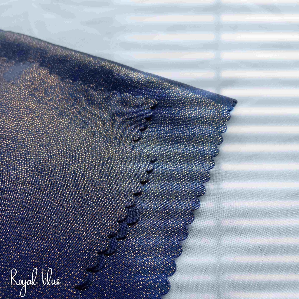 SHINAR GLAMOUR Gliter Hijab 115x115cm / Kerudung / Jilbab Segi Empat Premium-SHINAR-ROYALBLUE