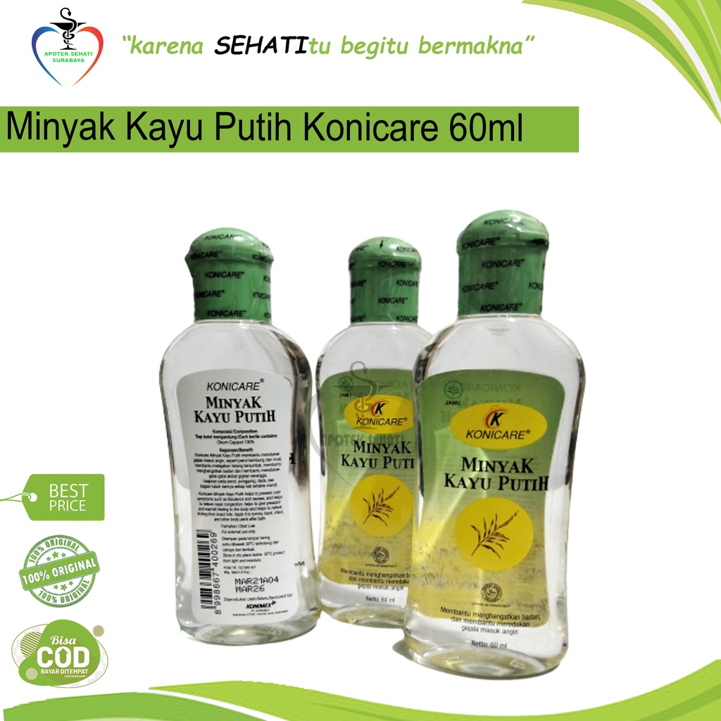 Minyak Kayu Putih MKP Konicare 60ml Sakit Kepala Perut Kembung