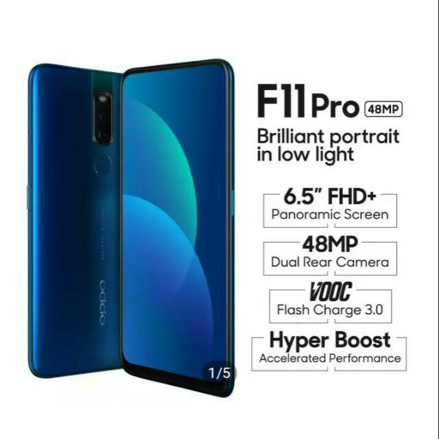 Oppo F11 pro smartphon 6 GB/64 GB 48 MP seken