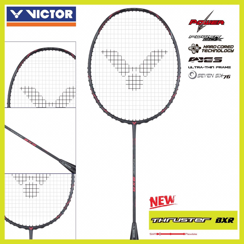 Jual Raket Badminton Victor Thruster BXR Raket Bulutangkis Victor TK ...