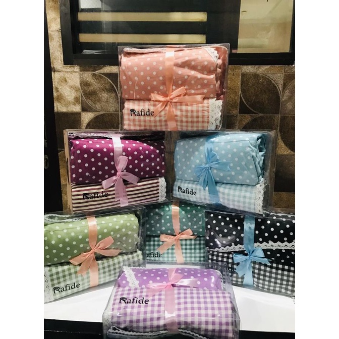 

Hampers mukena lebaran katun jepang ori
