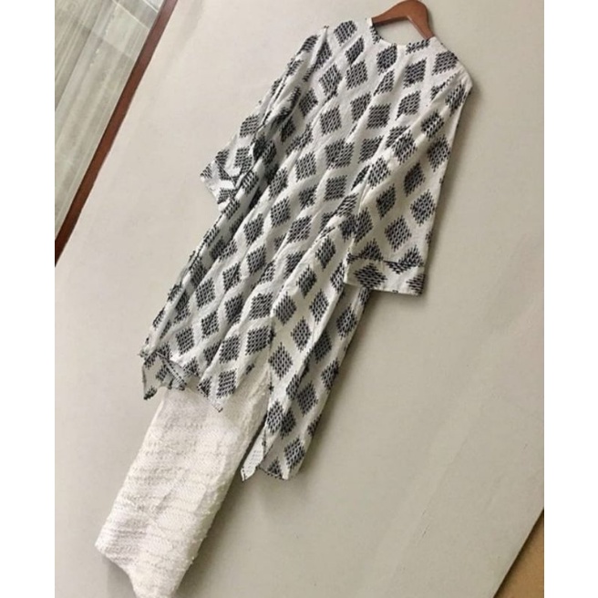 set kebaya tenun bulu NC 978