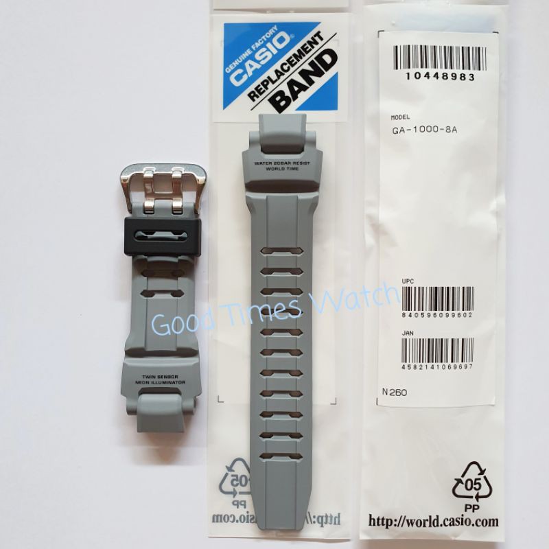 STRAP G-SHOCK GA-1000-8A GA 1000 Casio Original