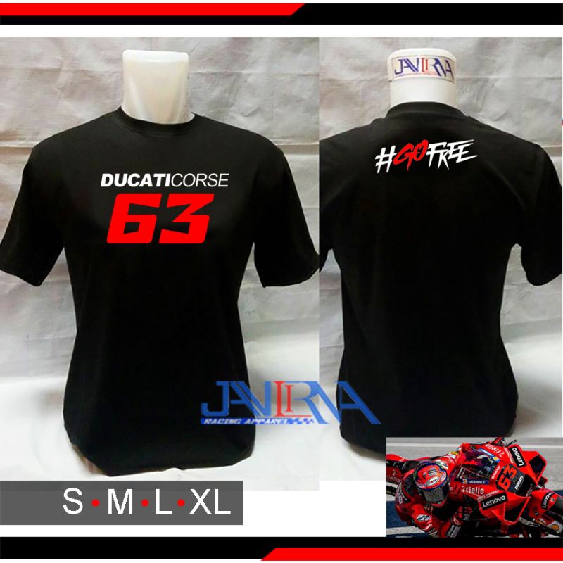 Kaos Baju Ducati MotoGP Pecco Bagnaia 63