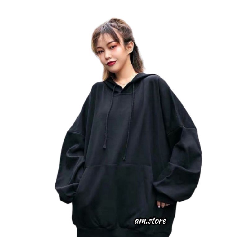 Hoodie polos oversize Wanita BIGSIZE XXXXXL.