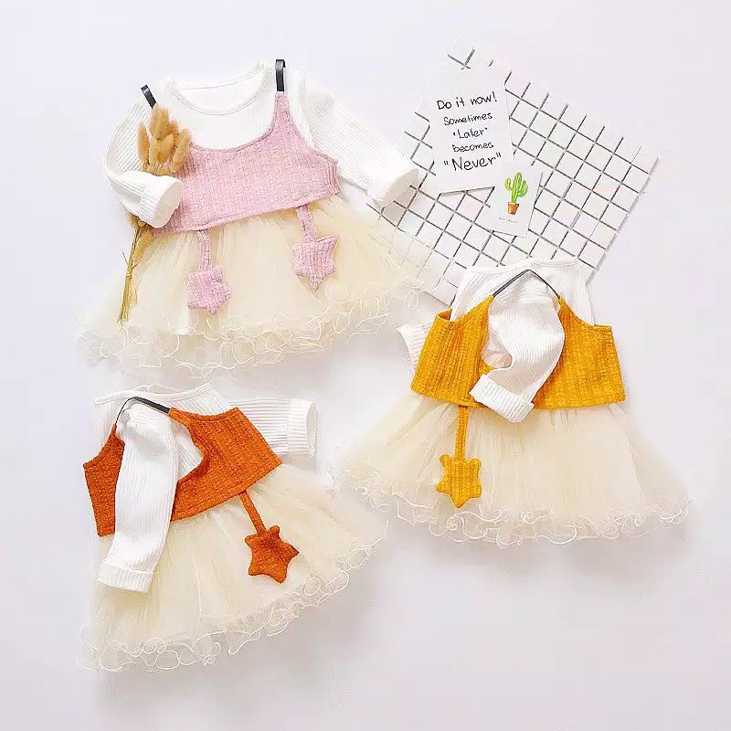 Pakaian Baby Perempuan / Little Star Dress