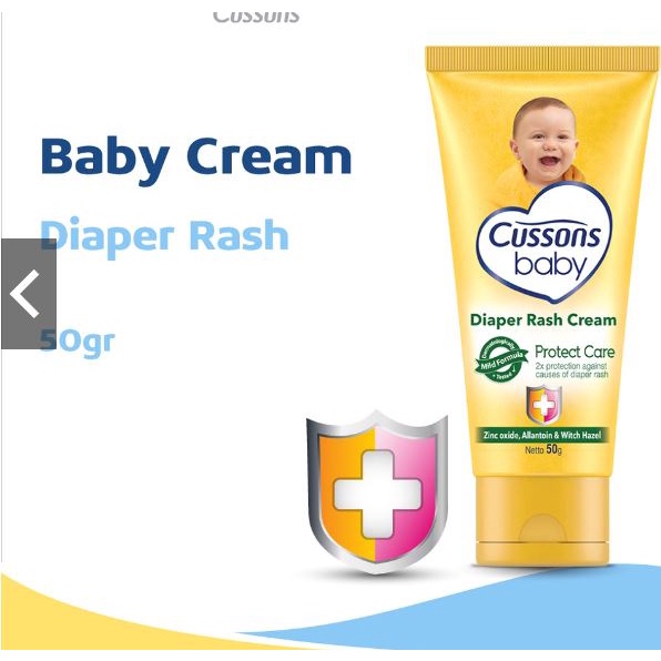 Cussons Baby Cream Diaper Rash - Krim Bayi Anti Ruam Popok 50gr