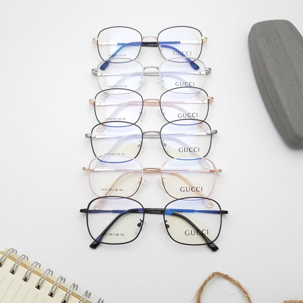 Kacamata Wanita Minus Frame 6333 Free Lensa Blueray Atau Photocromic