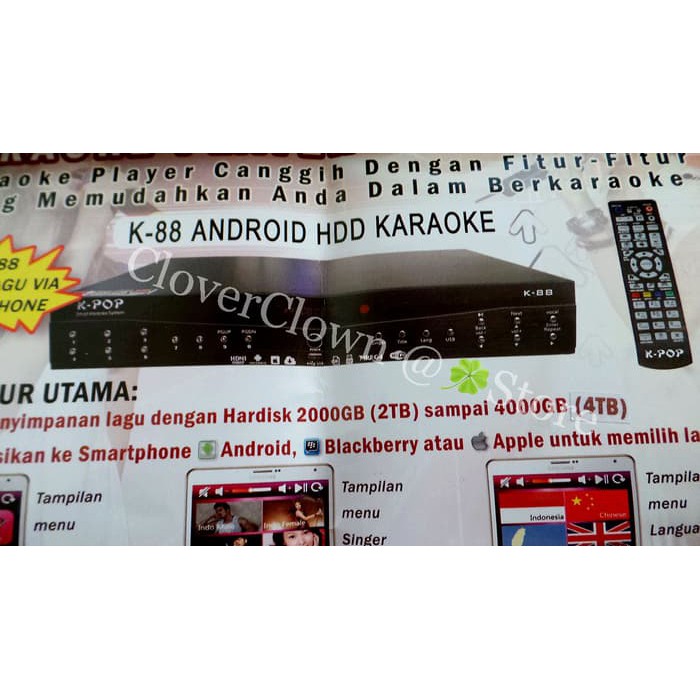 Promo Smartphone Control Dvd Karaoke K Pop K Usb Hdmi Apple Android Limited Shopee Indonesia