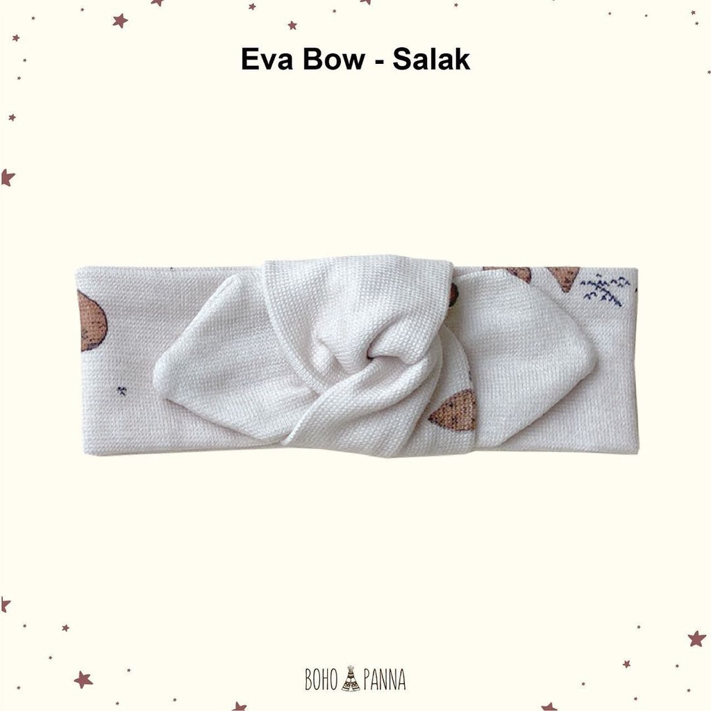 BOHOPANNA Eva Bow Print  Bandana Pita Bayi Motif