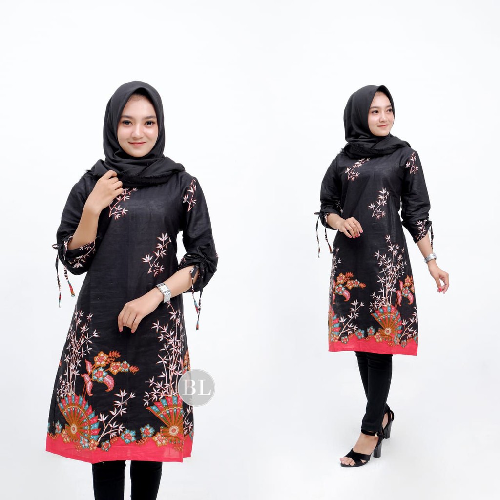 Maura Couple - Sania Ruffle Batik Couple Ori Alkhalis Garansi Termurah Shopee - Couple Kipas