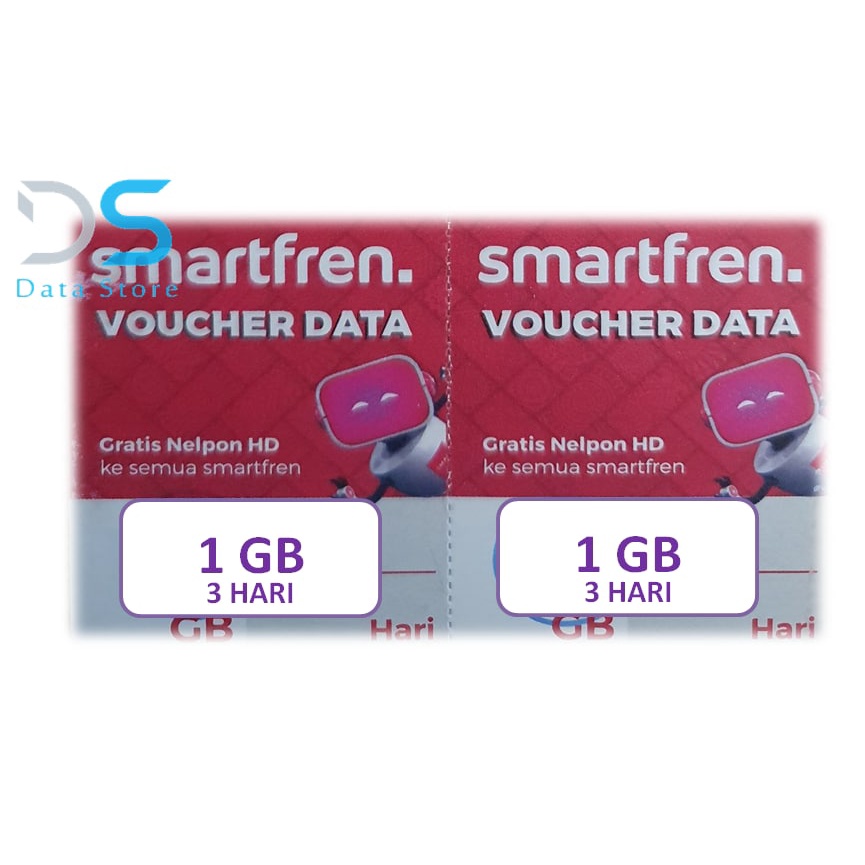 Voucher SmartFren 1 GB 3 Hari