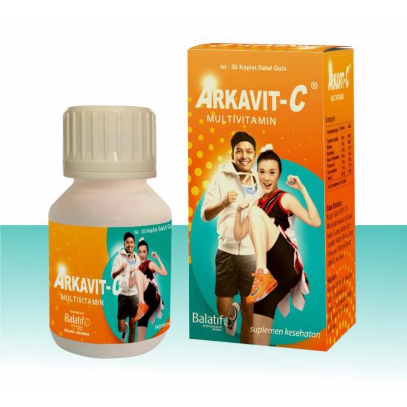 SUPLEMEN KESEHATAN MULTI VITAMIN B & C  ISI 30 /ARKAVIT-C