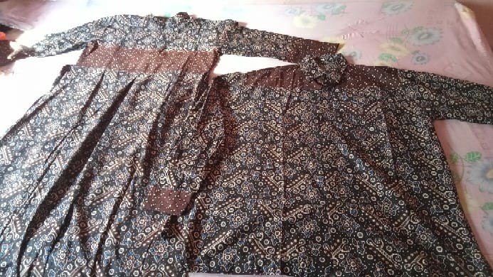 Couple Batik Keluarga || Setelan Couple Batik Ayah Ibu Anak Cewek Cowok || Couple Batik Family Gamis