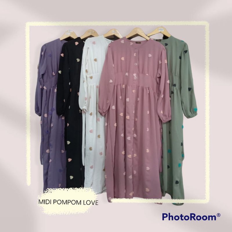 midi lesti pompom love dan onde homemade by uptofemale