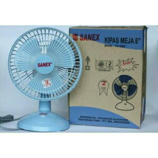 Kipas angin meja Sanex 6 inch listrik Termurah / Desk Fan 6&quot; Diameter 15 cm