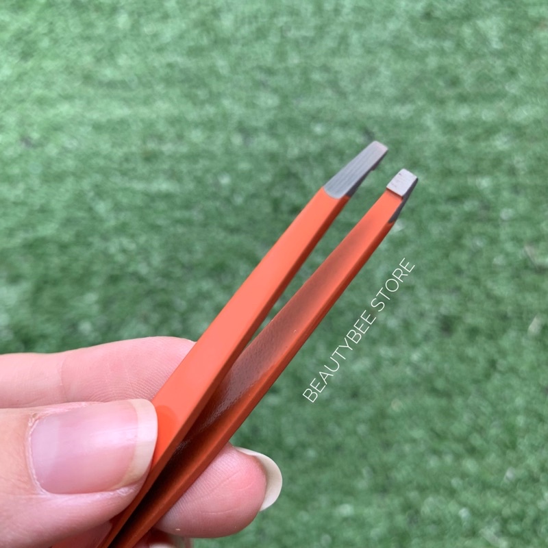 PINSET BULU / PINSET ALIS ORANGE STAINLESS STEEL PREMIUM TEBAL X9754