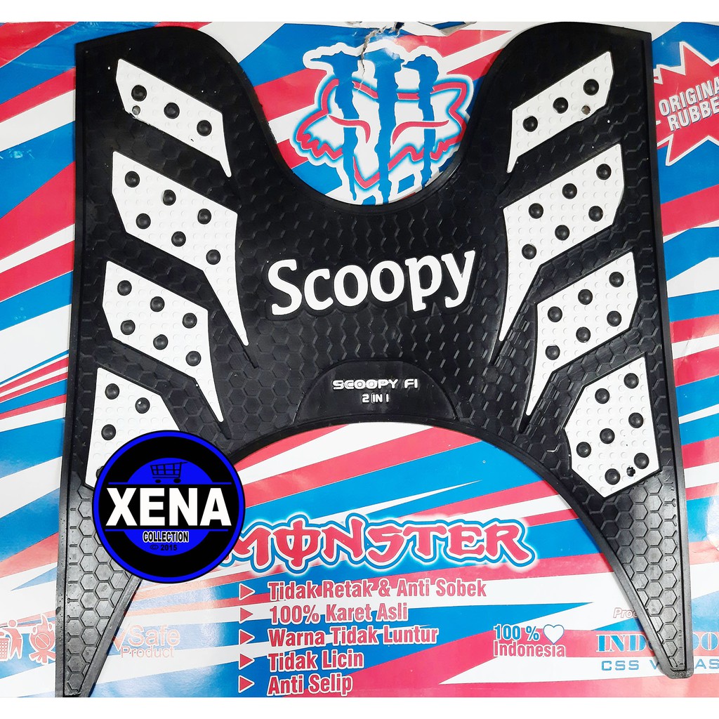 Karpet pijakan kaki honda scoopy karbu/ lama / Double tape 3m