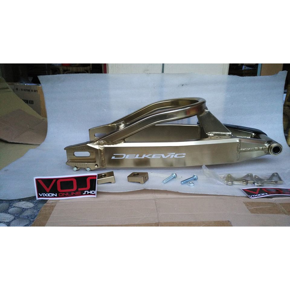 SWING ARM DELKEVIC NEW VIXION BROWN / TITAN