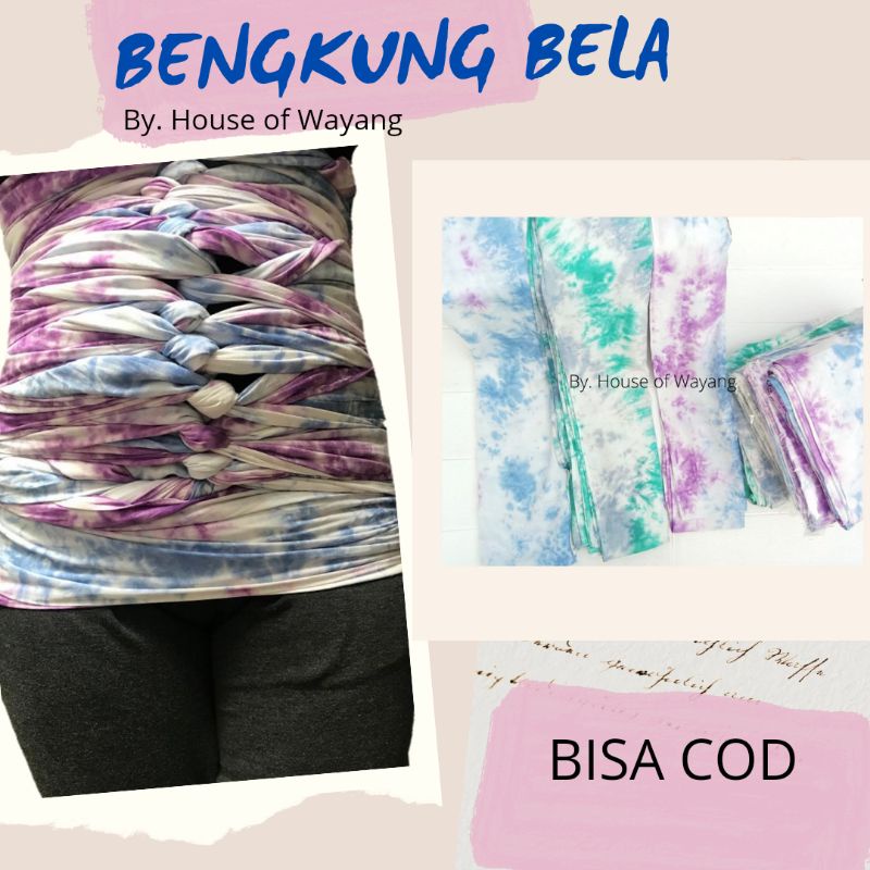 Premium Stagen Bengkung Ibu Melahirkan Pengecil Perut Korset Pelangsing 15 Meter Instan Elastis