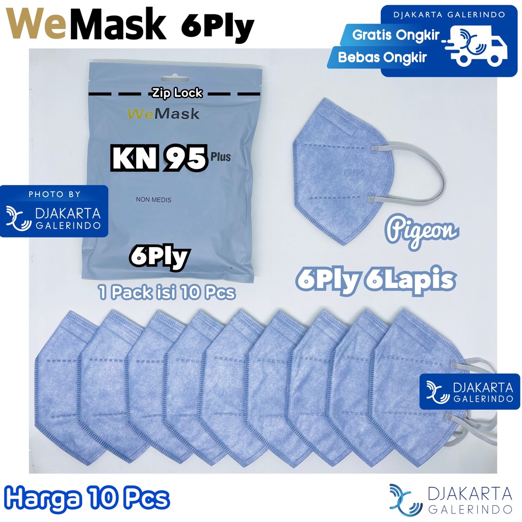 Masker KN95 6Ply WeMask isi 10 Pcs