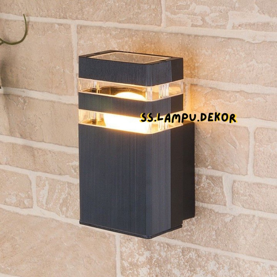 LAMPU DINDING MINIMALIS OUTDOOR KOTAK SATU ARAH MODERN