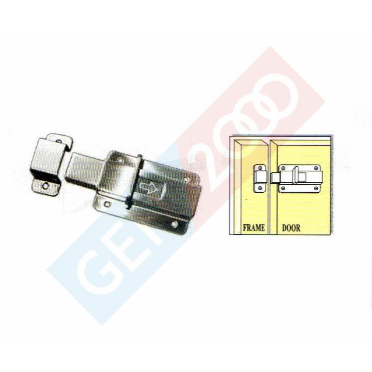 Grendel Kunci Pintu 3 Inch Dekkson DB SQ 3" Door Bolt Slot Kunci Pintu Dekson