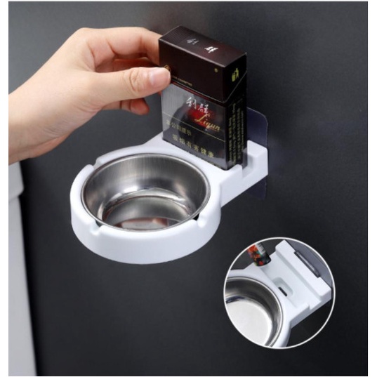 Asbak Tempel Toilet /  Asbak Tempel Dinding Kamar Mandi Tempat Sampah Rokok