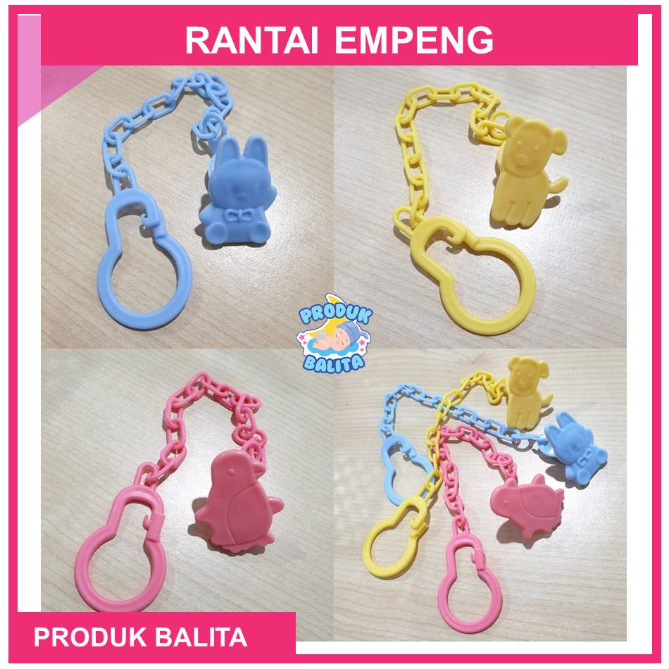 RANTAI EMPENG GANTUNGAN DOT BAYI  TALI TEETHER PACIFIER CLIP